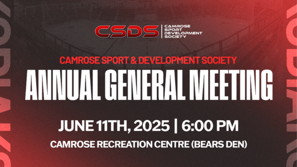 Camrose Sport Development Society Annual General Meeting Announcement