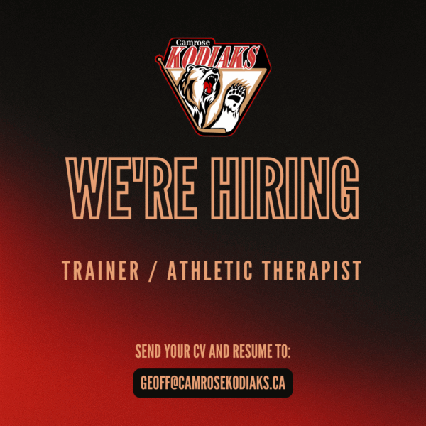 Kodiaks Hiring for Trainer / Athletic Therapist