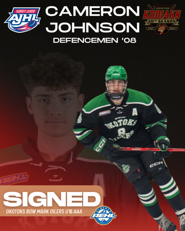 Johnson Signs with the Kodiaks