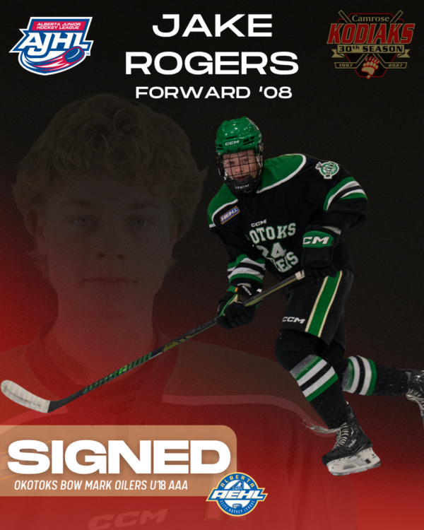 Rogers signs with Kodiaks!