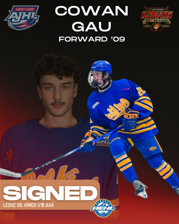 Local Product Cowan Gau Signs with the Kodiaks
