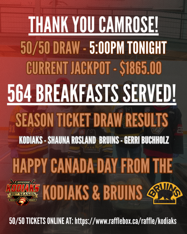 Canada Day Pancake Breakfast a Success!!
